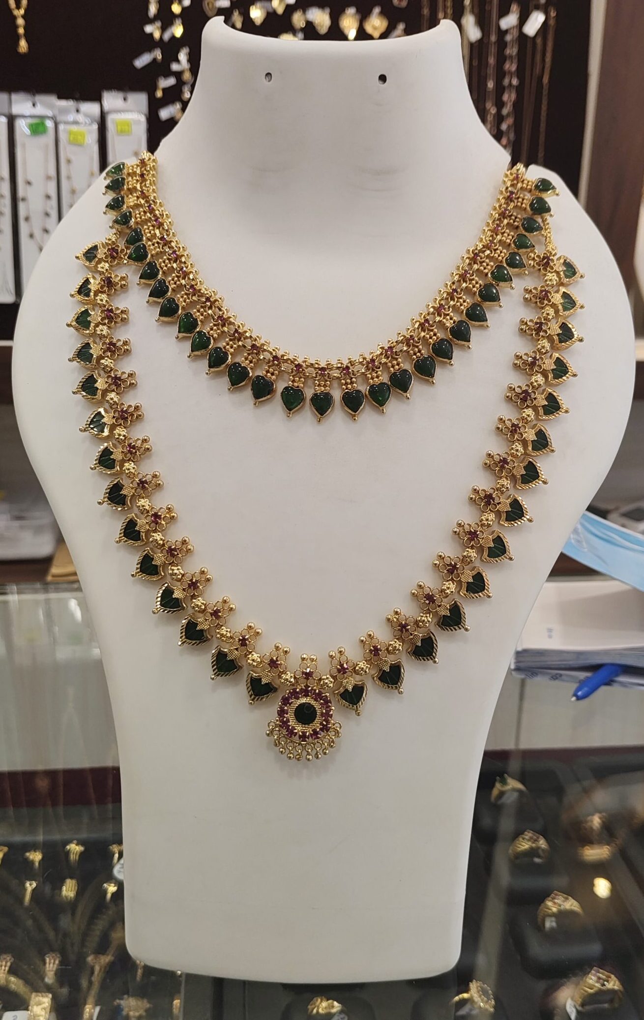1c3b Palakka Necklace (28 Stone) - Image 3